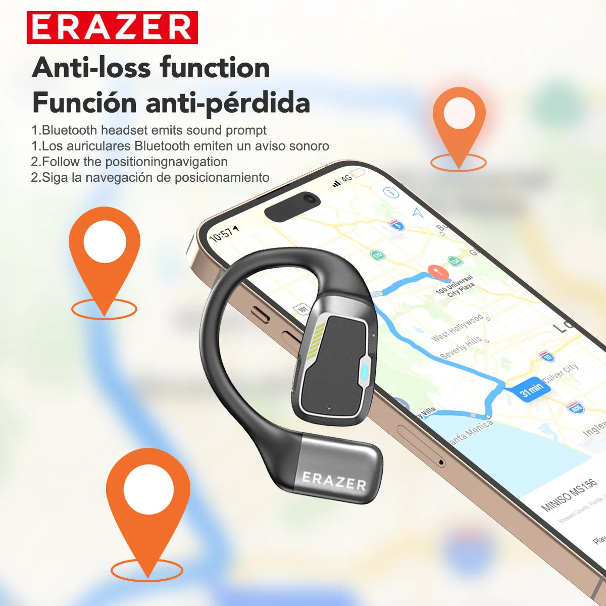 [AI Earphone]Translator  XP6 Bluetooth Earphones Sleep ASMR Headset DIY Equalizer APP AI Wireless Headphones Office Travel