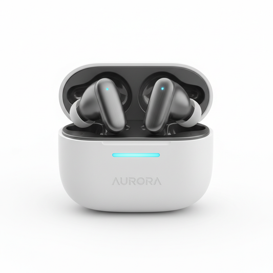 Premium Wireless Earbuds in charging case